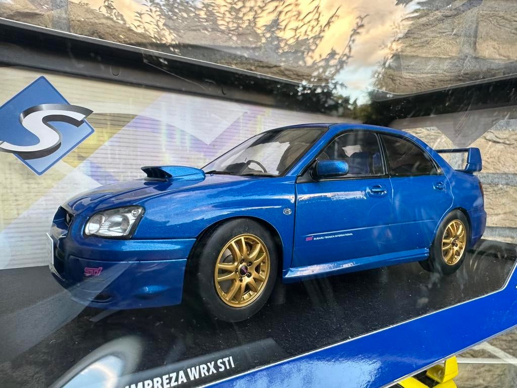 SOLIDO SUBARU IMPREZA WRX STI 2003 SONIC BLUE 1:18 NIEUW, Hobby en Vrije tijd, Modelauto's | 1:18, Ophalen of Verzenden, Nieuw