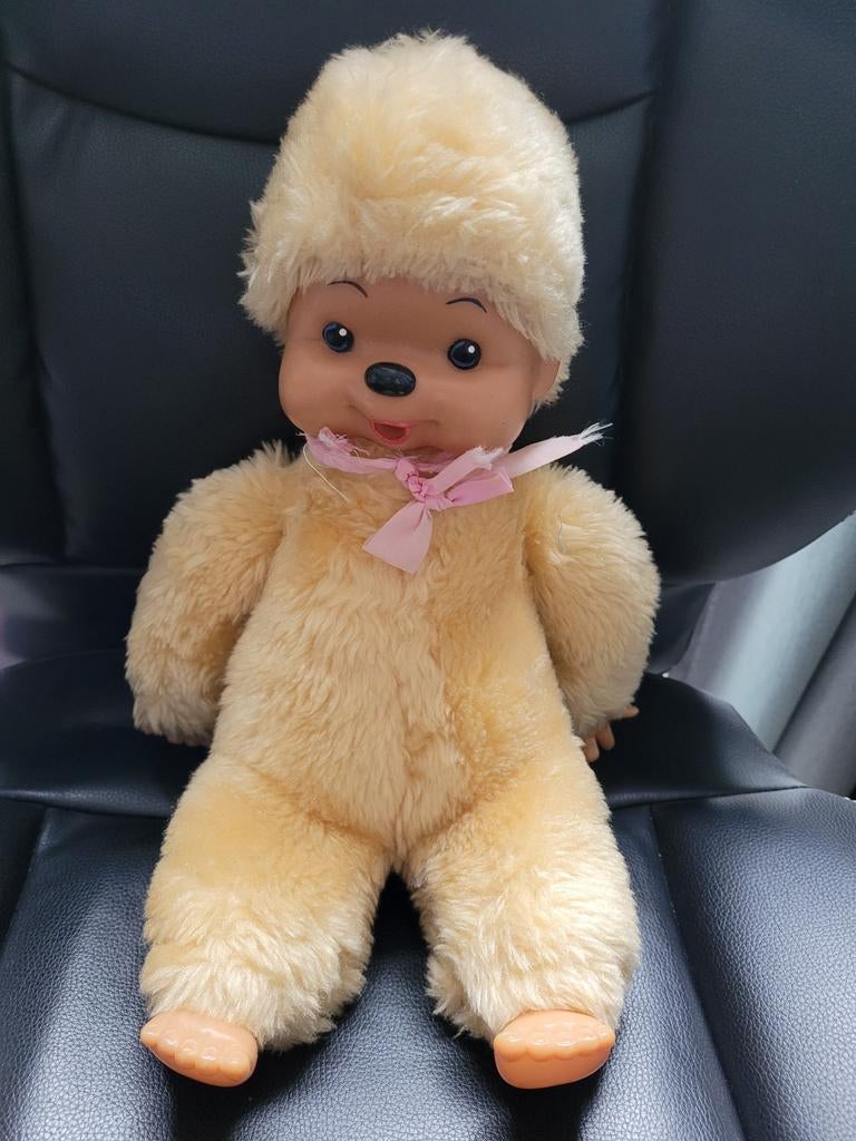 Vintage Monchhichi-pop, Ophalen of Verzenden, Gebruikt, Beer