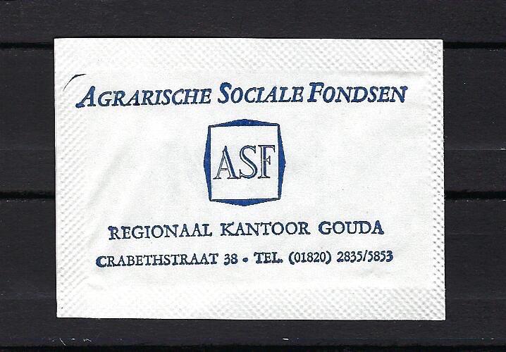 2497 Gouda ASF, Ophalen of Verzenden, Nederland