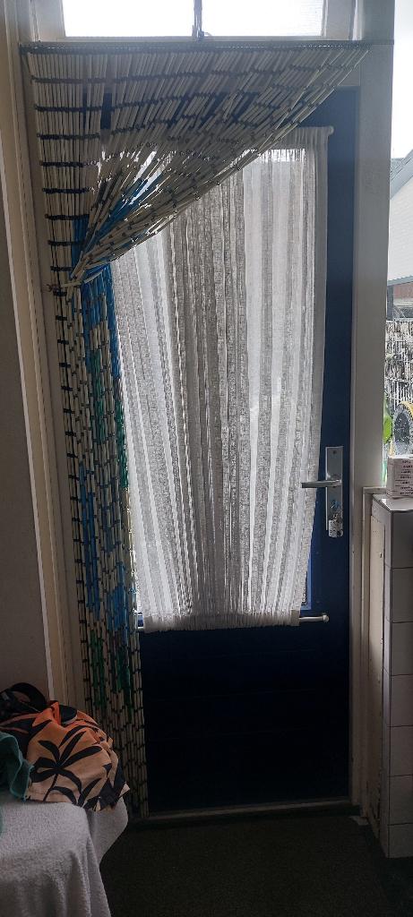 Hulzen vliegengordijn, Kunststof, 80 tot 100 cm, Ophalen of Verzenden, Zo goed als nieuw