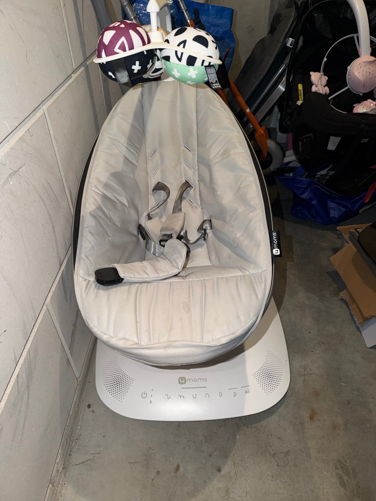 4moms mamaRoo 4.0 Wipstoel - Zo goed als nieuw, Wipstoel, Ophalen, Overige merken, Met gordel(s) of riempje(s)