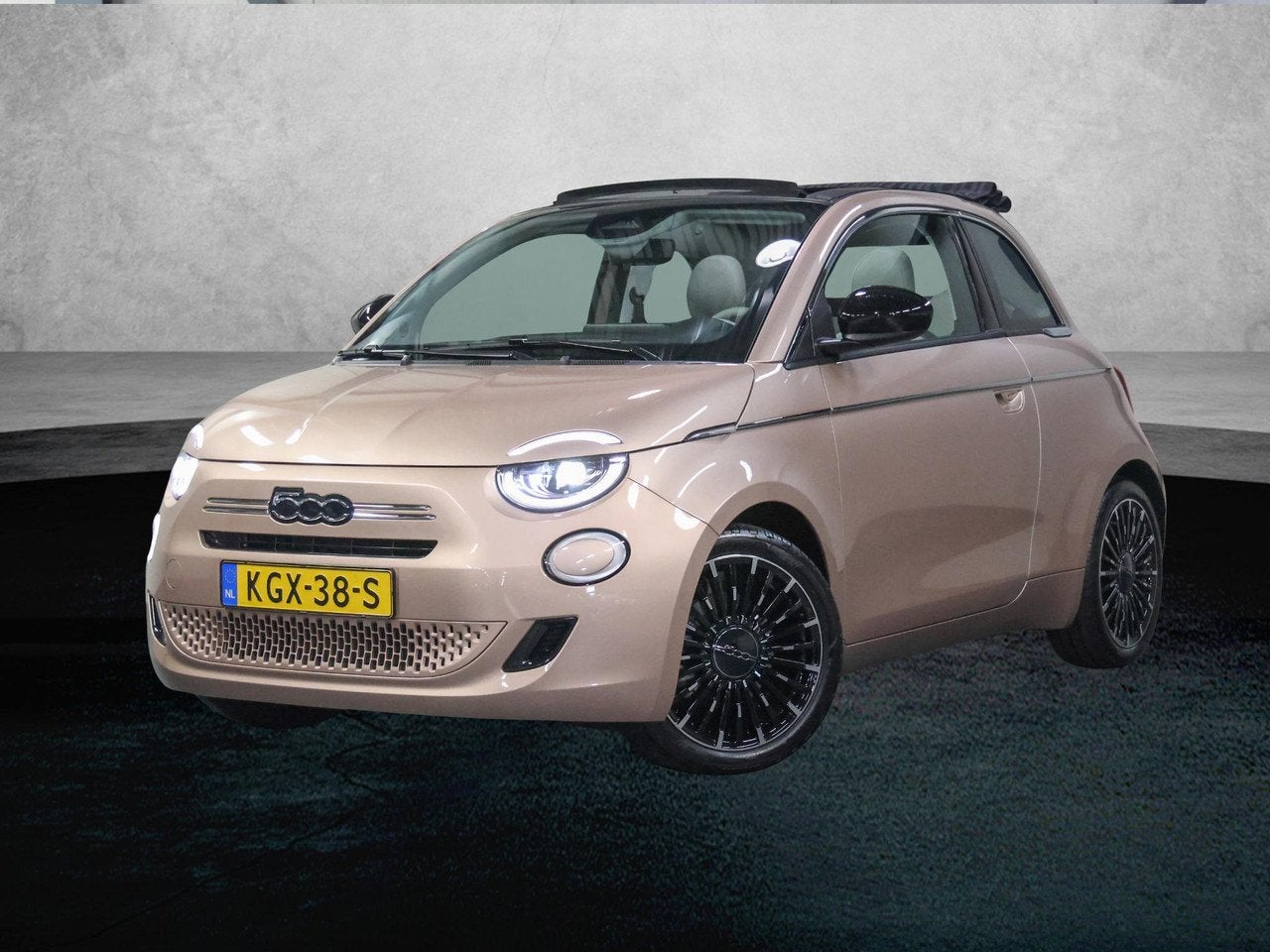 Fiat 500C 1.0 Hybrid La Prima | 1ste Eigenaar | Tot 8 jaar g, Auto's, 65 pk, Dealer onderhouden, Gebruikt, Cabriolet