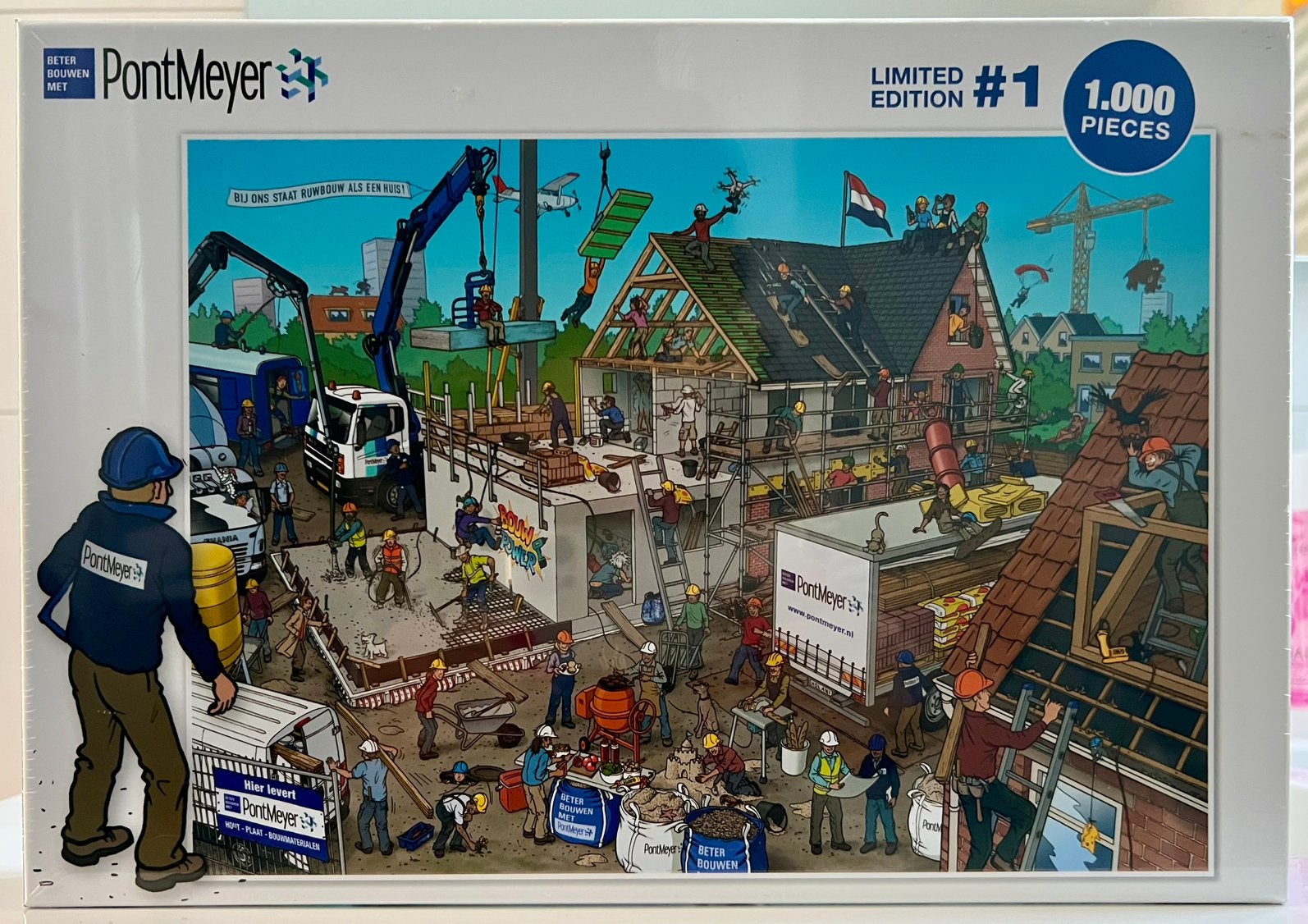 Pont Meyer puzzel Limited Edition deel I van 1000st.  NIEUW, Ophalen of Verzenden, 500 t/m 1500 stukjes, Nieuw, Legpuzzel