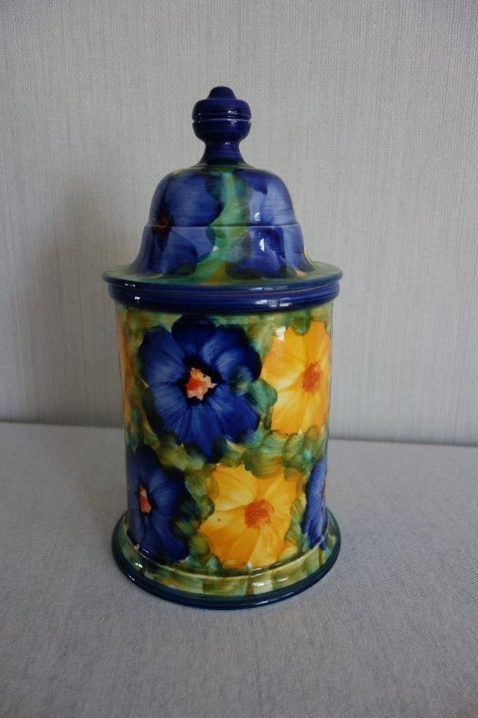 Porseleinen pot met deksel, Ophalen of Verzenden