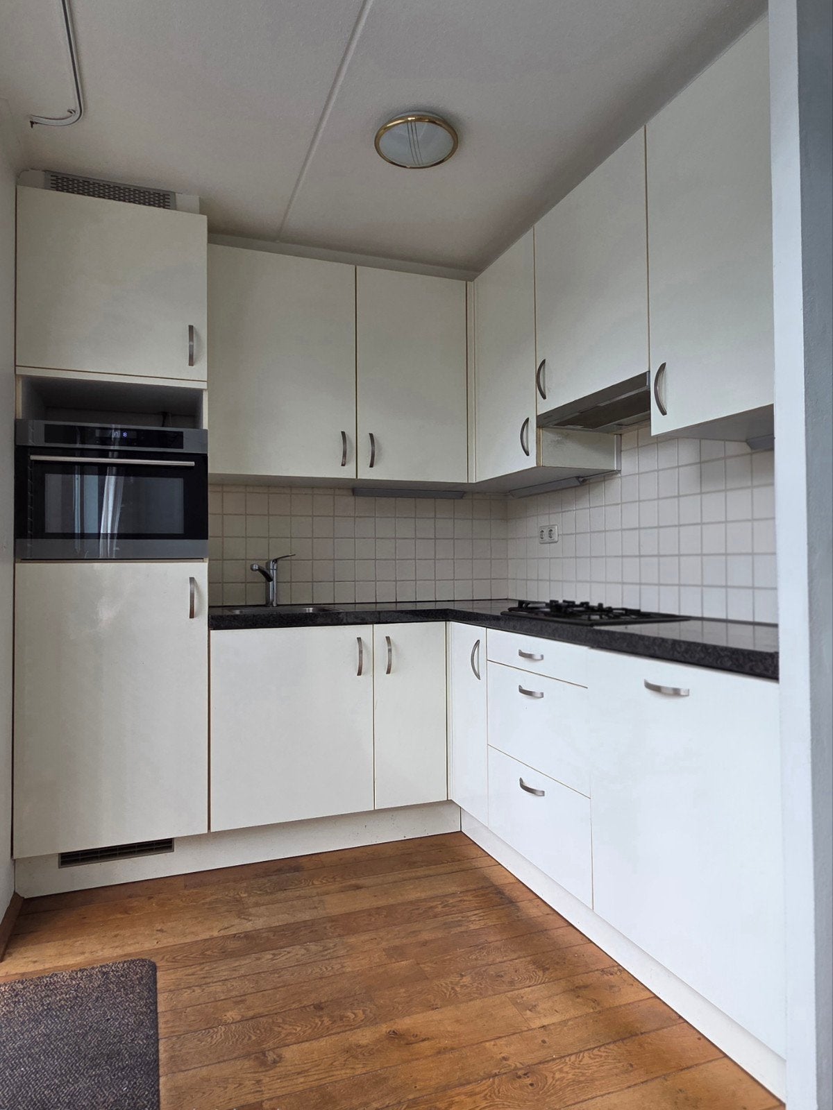 Keuken - hoekopstelling (zie omschrijving), Huis en Inrichting, Keuken | Complete keukens, Ophalen, Gebruikt, Graniet of Steen
