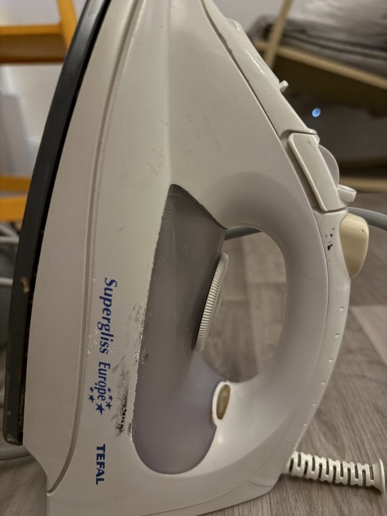 Tefal Supergliss stoomstrijkijzer - strijkijzer werkt goed, Witgoed en Apparatuur, Ophalen of Verzenden, Gebruikt, Strijkijzer met snoer