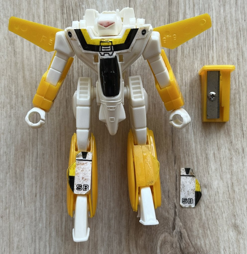 Schoolbot (namaak Convertors Zark) met puntenslijper, Ophalen of Verzenden, Gebruikt