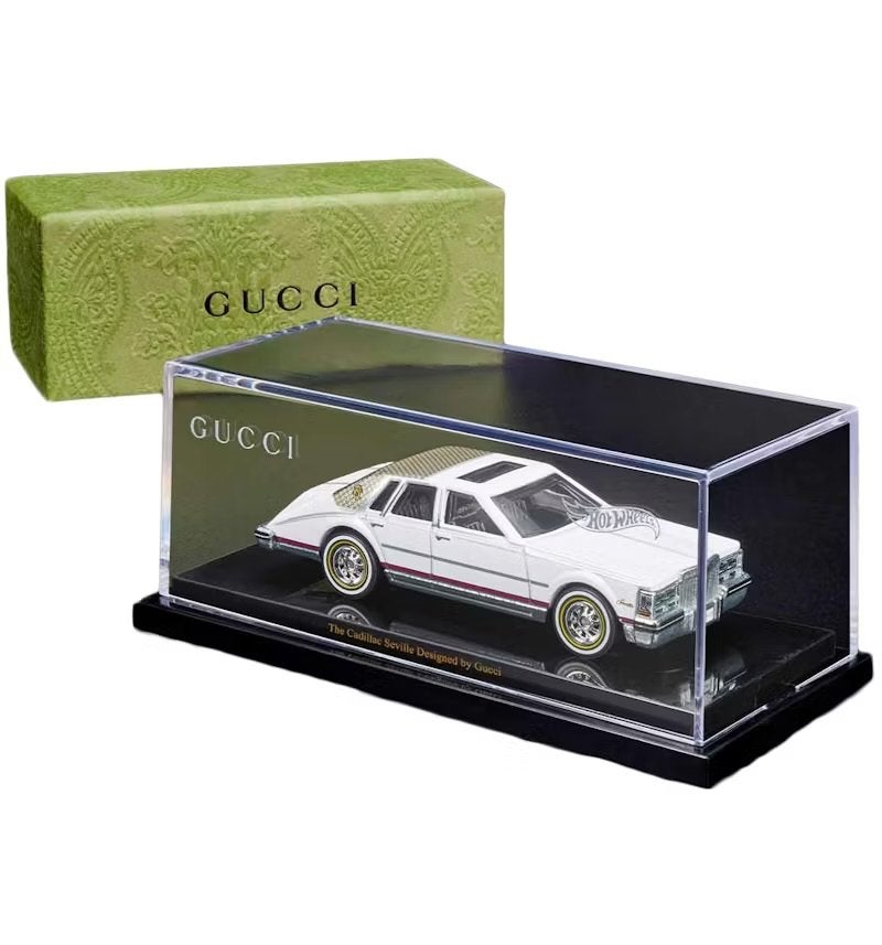 Hot wheels X Gucci cadillac, Verzenden, Zo goed als nieuw