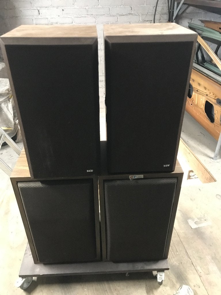 vintage luidspeakers B&W en BIC, Ophalen of Verzenden, Gebruikt, 150 watt of meer, Overige merken