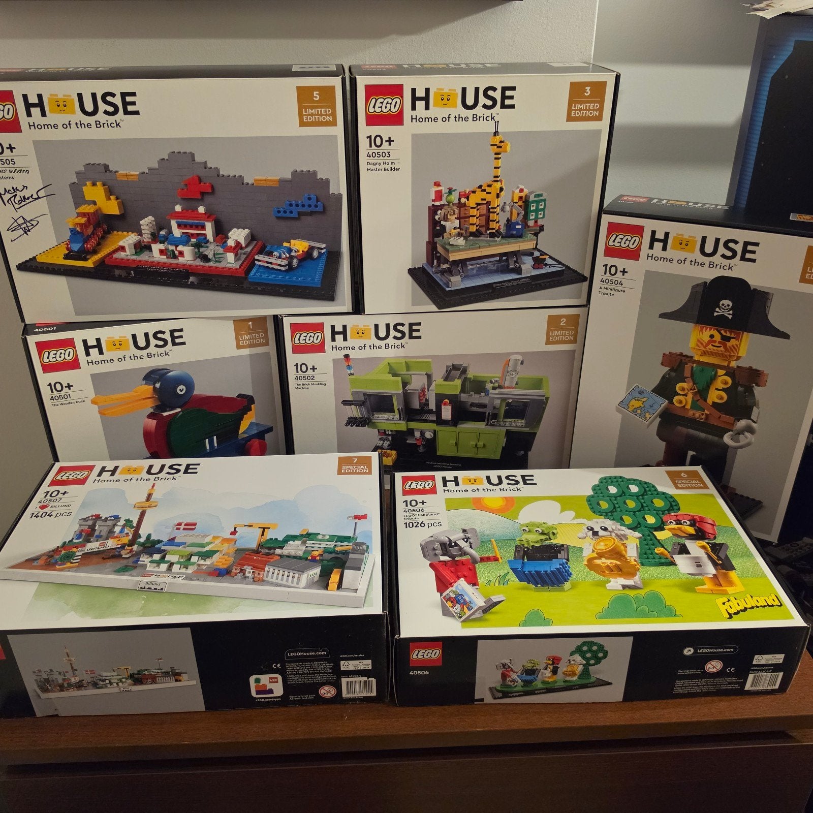 Complete Special Edition Set Lego House (7 stuks), Overige thema's, Lego, Nieuw, Ophalen of Verzenden