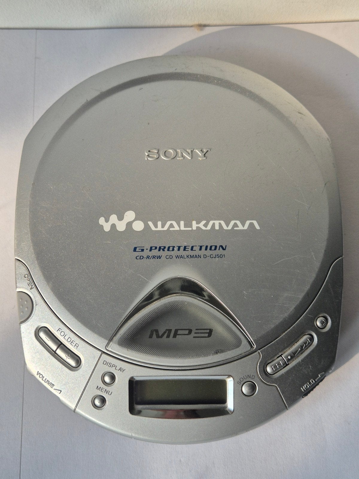Opgeknapte Sony D-CJ501 Discman CD/MP3-speler + G-Protection, Audio, Tv en Foto, Walkmans, Discmans en Minidiscspelers, Ophalen of Verzenden