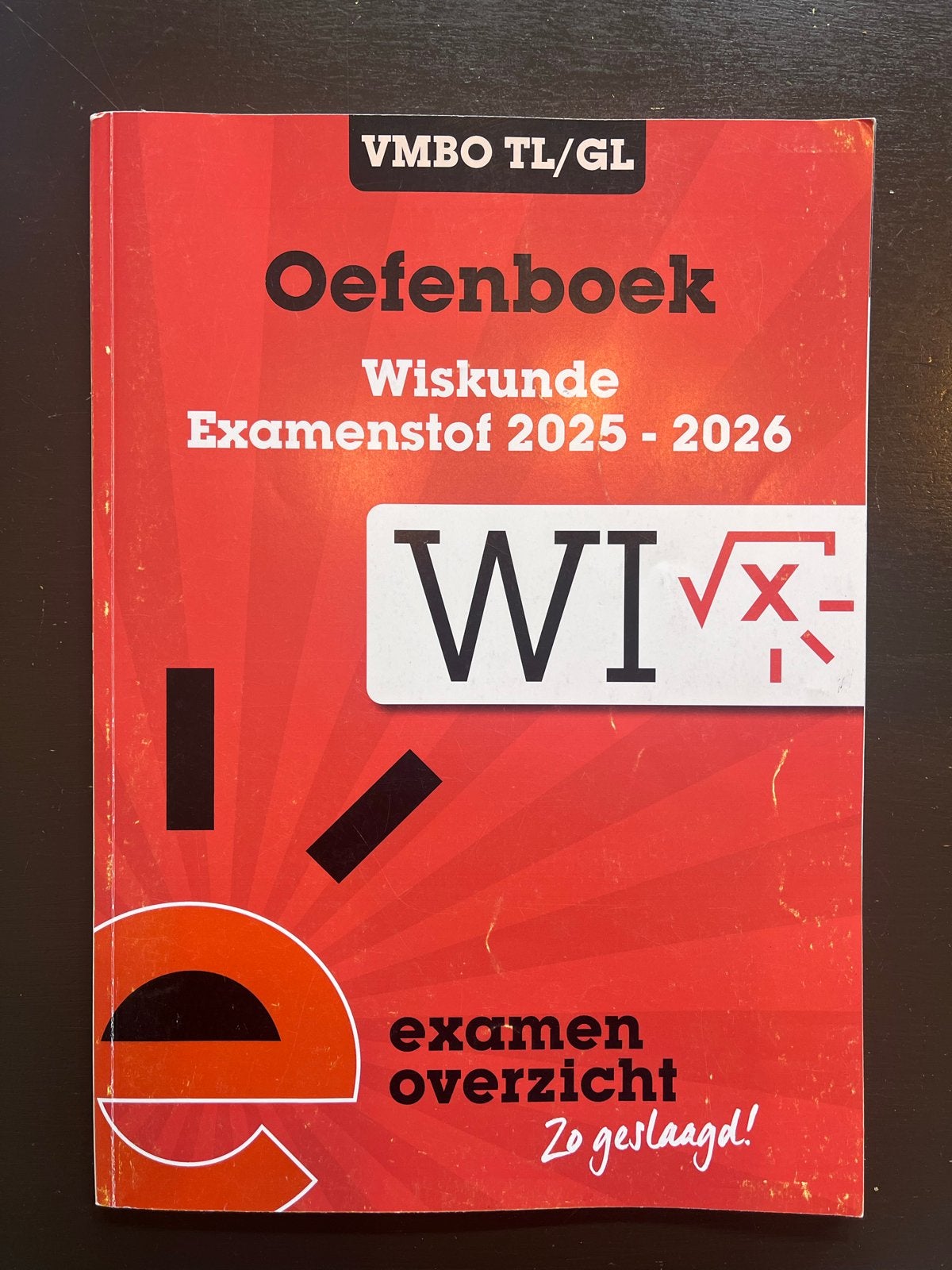 Oefenboek Wiskunde VMBO TL/GL Examenstof 2025-2026, Boeken, Schoolboeken, Ophalen of Verzenden, Zo goed als nieuw, VMBO, Wiskunde A
