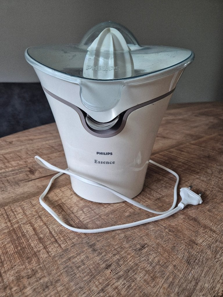 Philips Essence citruspers, Witgoed en Apparatuur, Ophalen of Verzenden, Zo goed als nieuw, Elektrisch, Citruspers