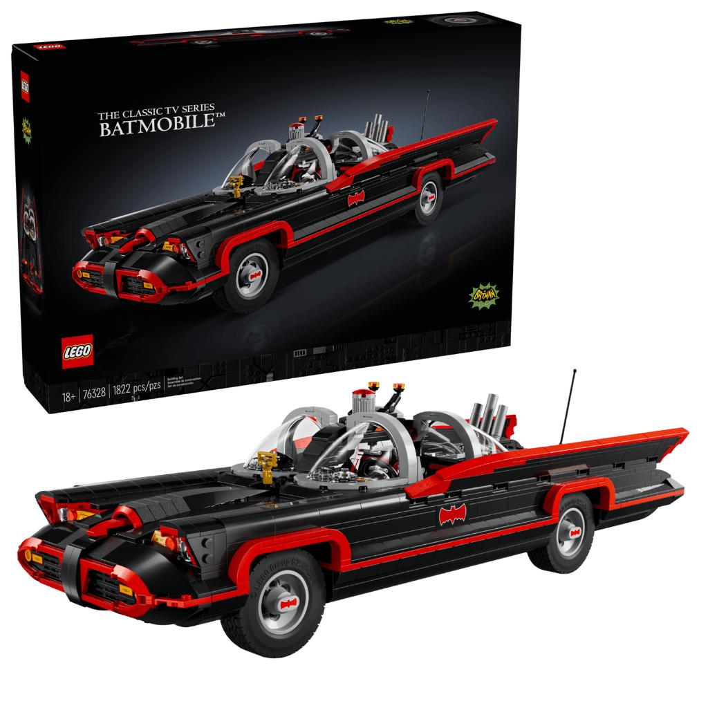 Lego 76328 de klassieke tv-serie Batmobile, Overige thema's, Lego, Nieuw, Ophalen of Verzenden