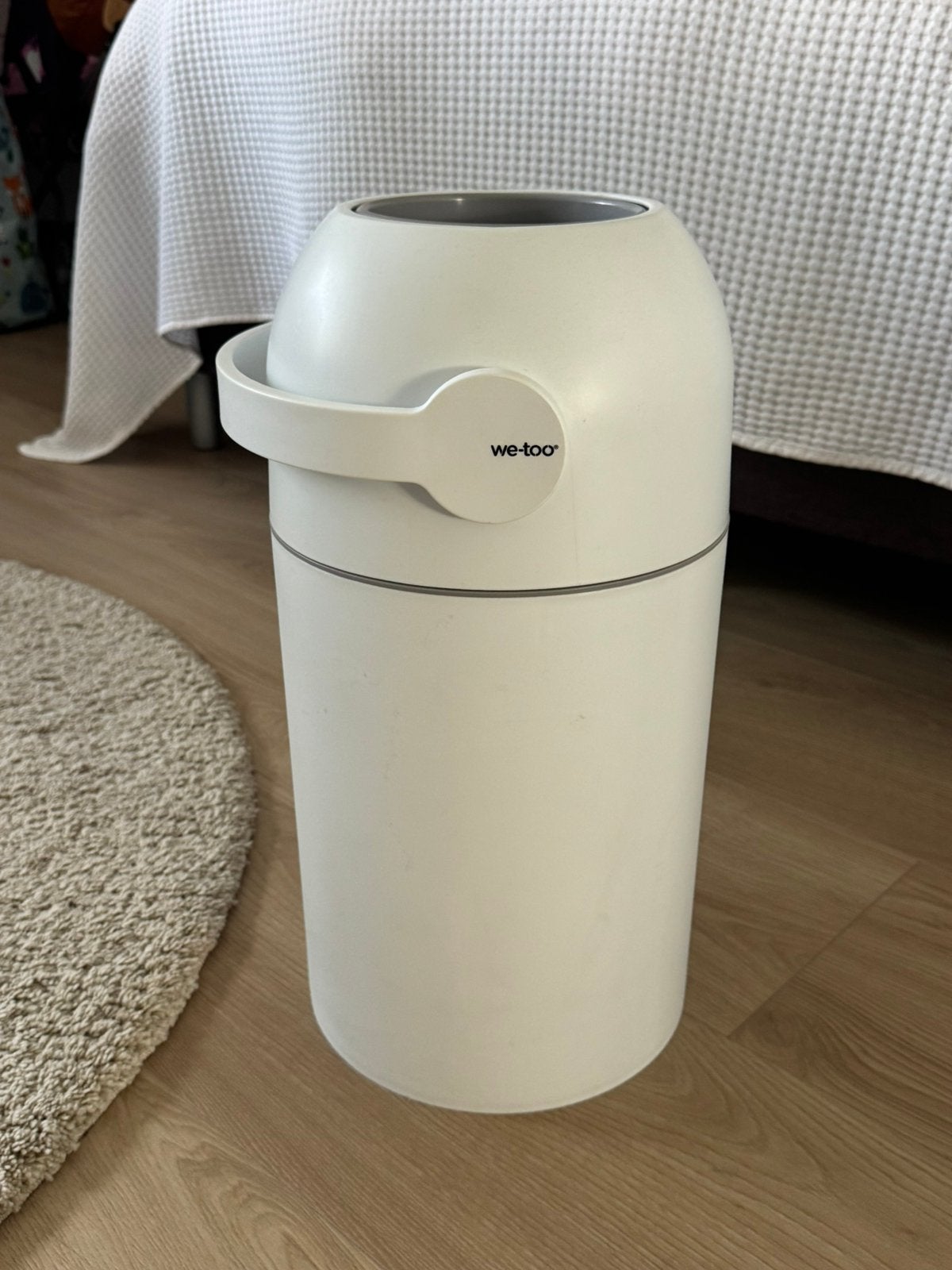 We-too luieremmer off-white, Minder dan 10 liter, Ophalen, Zo goed als nieuw, Kunststof