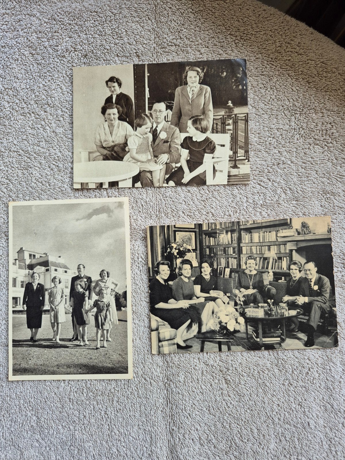4 Koninklijke Foto's: Juliana, Bernhard, Beatrix, Claus, Ophalen of Verzenden