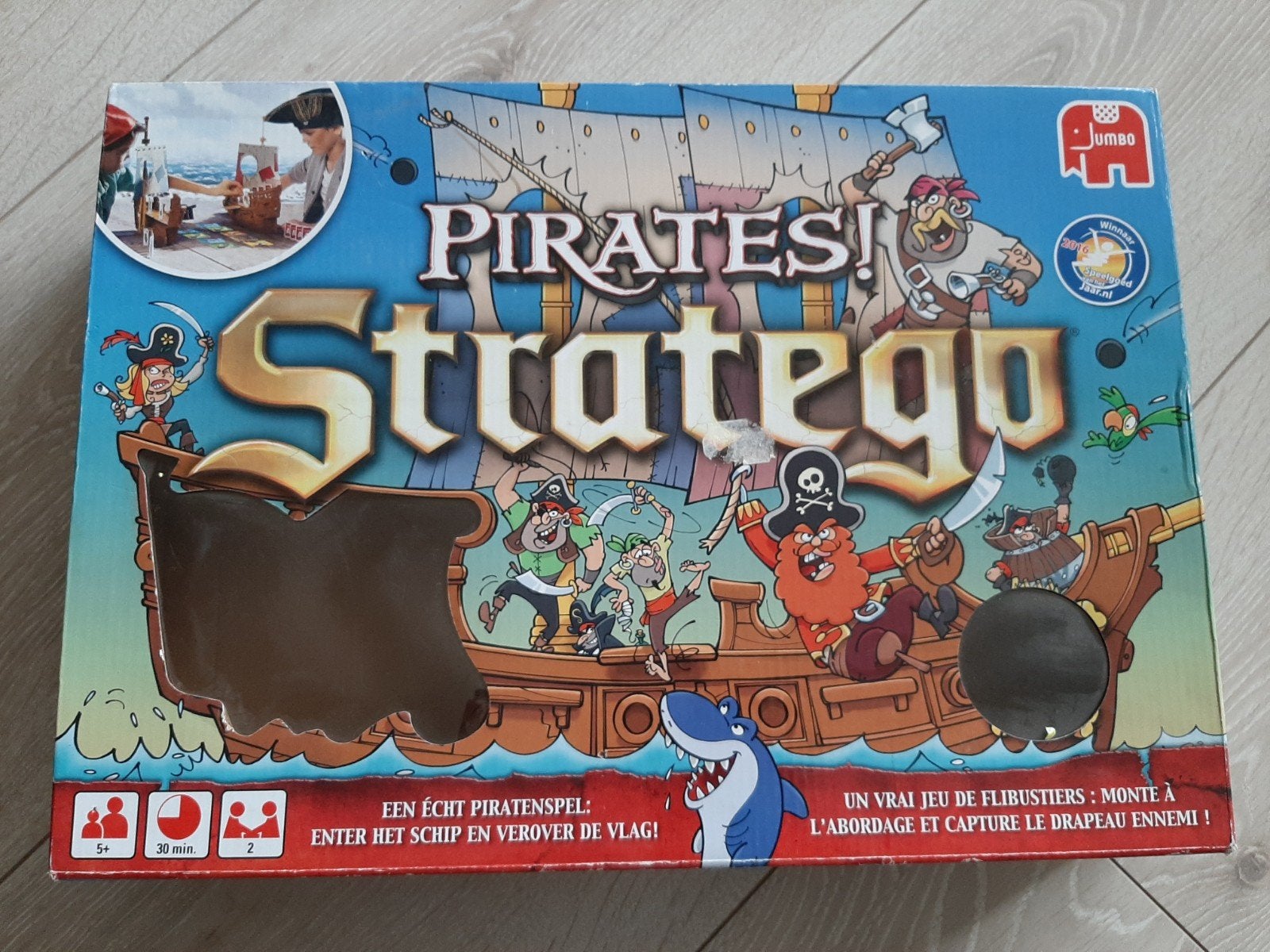 Stratego Piraten Junior 5+, Een of twee spelers, Ophalen of Verzenden, Zo goed als nieuw, Jumbo