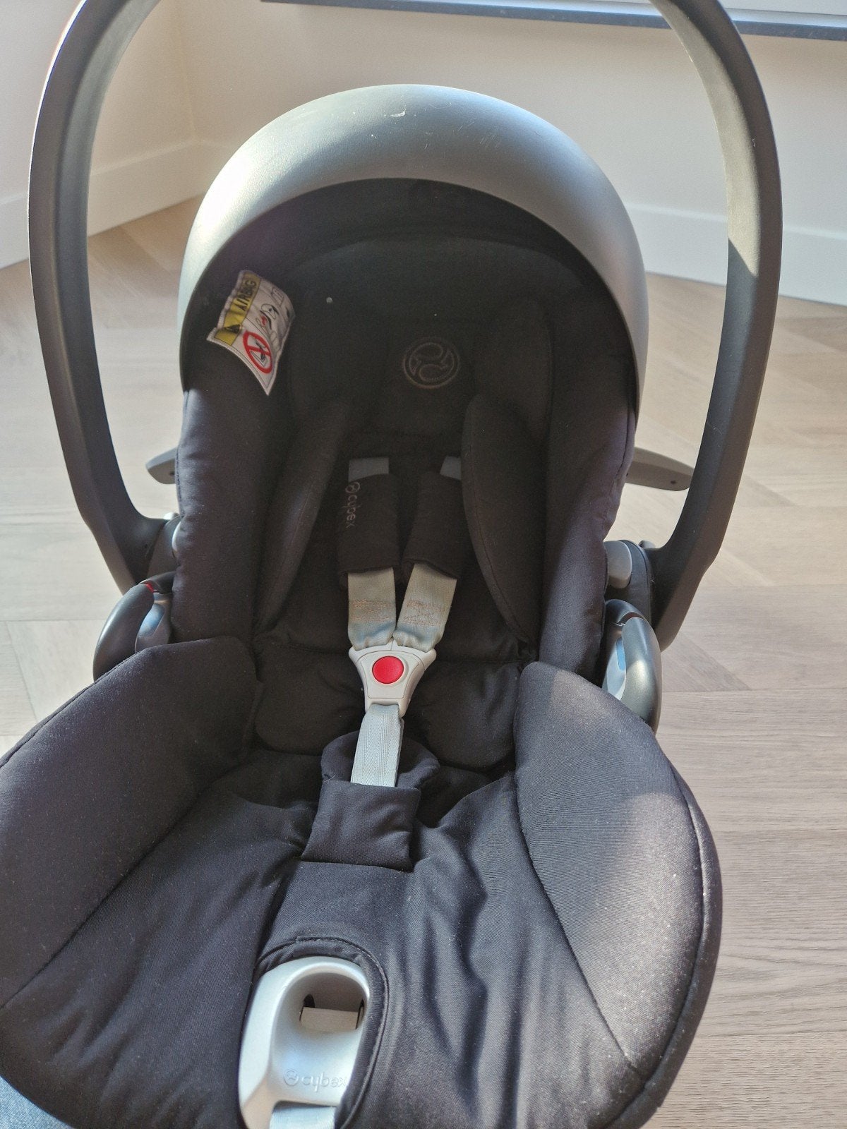 CYBEX autostoel met 2x Isofix draaibare base plate-Z, Gebruikt, Zijbescherming, Isofix, 0 t/m 13 kg