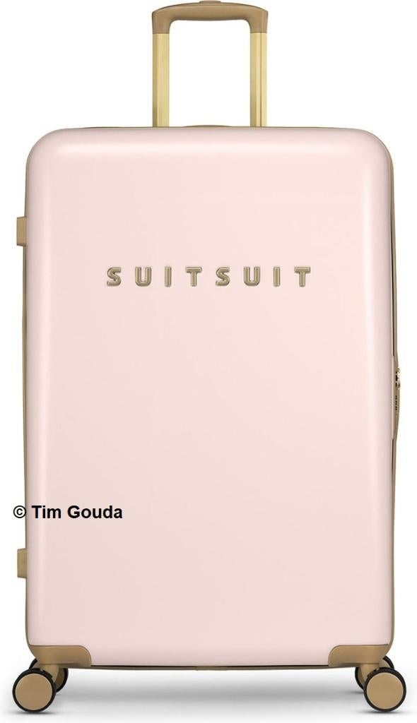✅ SUITSUIT Fusion Rose Pearl koffer 76 cm - NIEUW, Wieltjes, Hard kunststof, 45 tot 55 cm, Nieuw