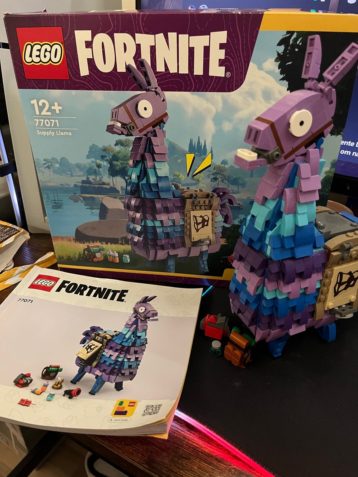 Lego Fortnite Supply Lama 77071 - Zo goed als nieuw, Overige thema's, Lego, Ophalen of Verzenden, Zo goed als nieuw