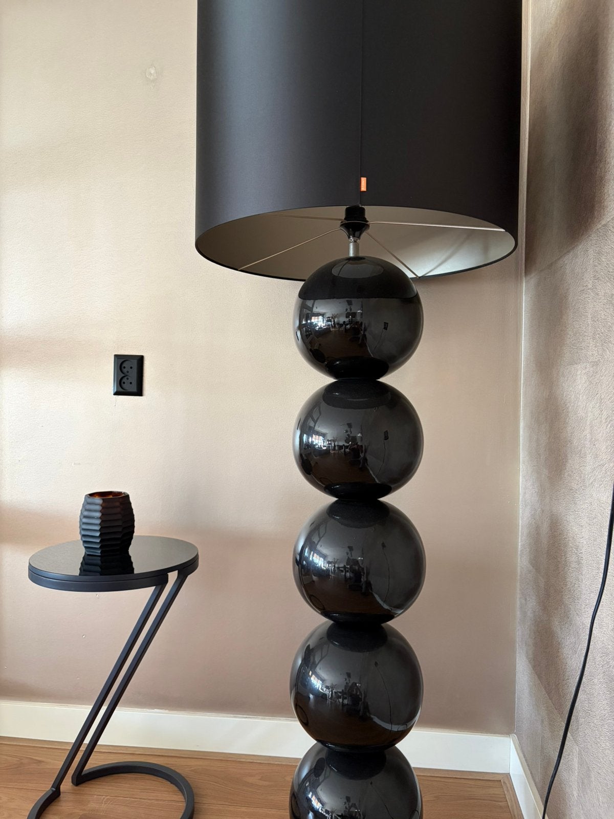 Milano Stout Verlichting Luxe Bollen Vloerlamp Arowonen ZGAN, Ophalen, Textiel, E27 (groot), 150 tot 200 cm