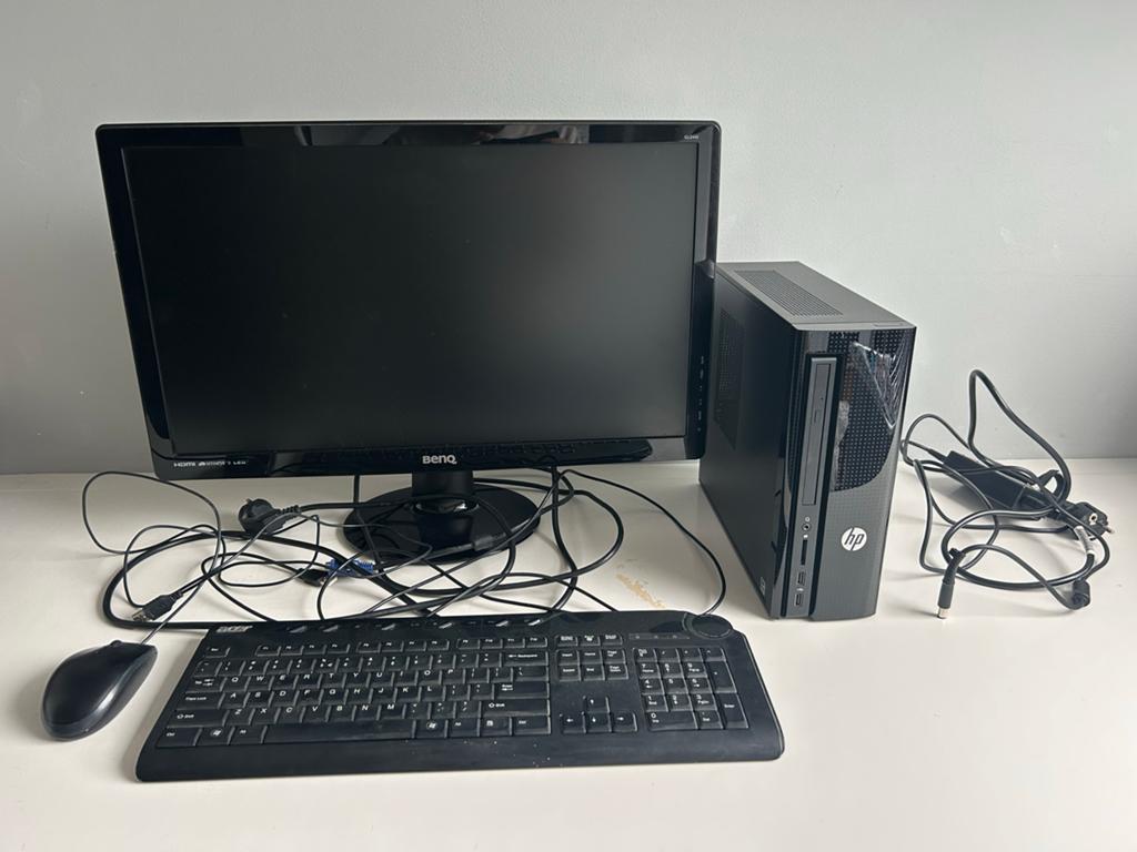HP Desktop PC 260-a120ND - 8GB RAM, Windows 10 met scherm, Gebruikt, 8 GB, Minder dan 2 Ghz, Ophalen
