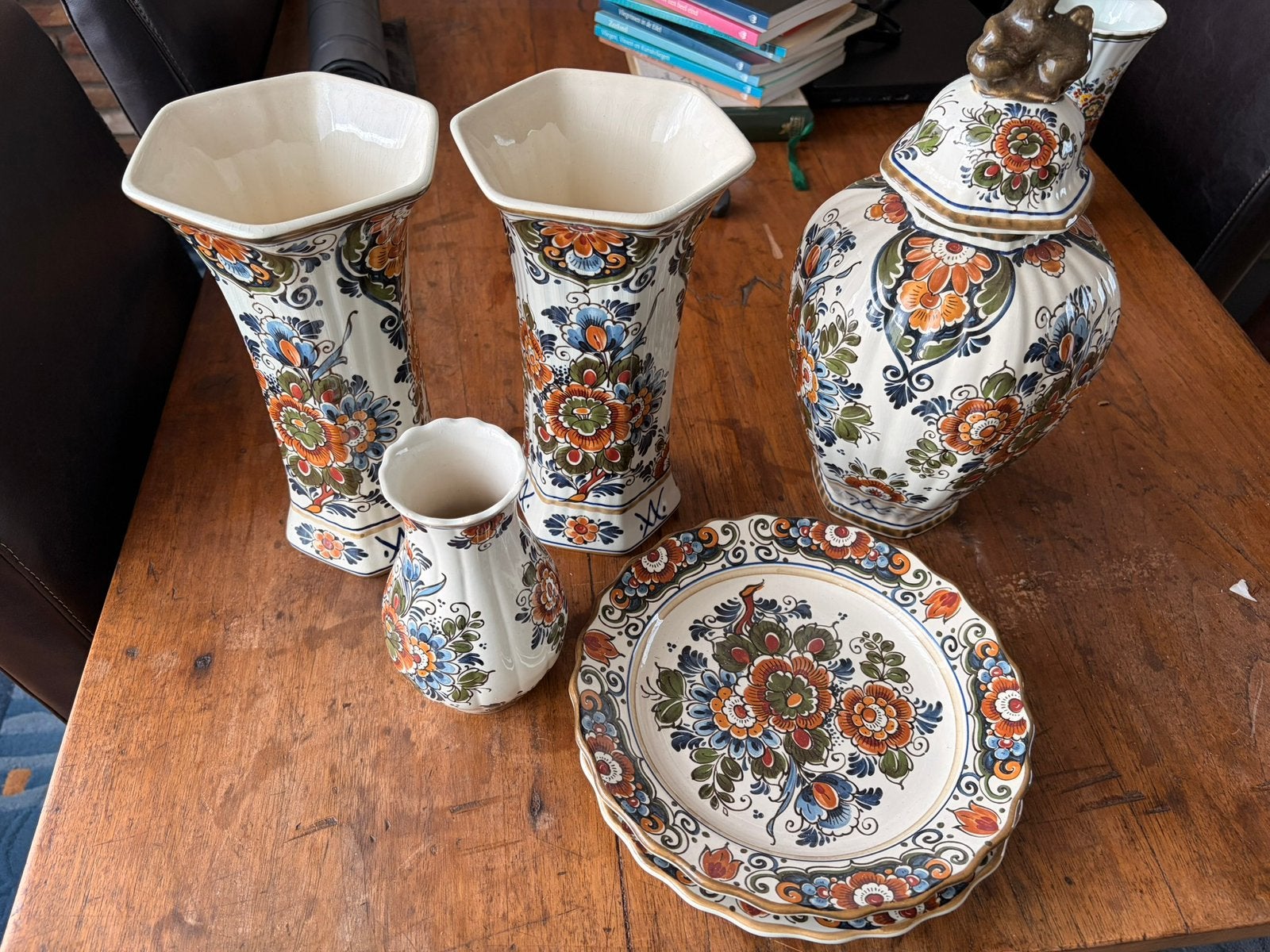 Kaststel, vazen set, Antiek en Kunst, Ophalen