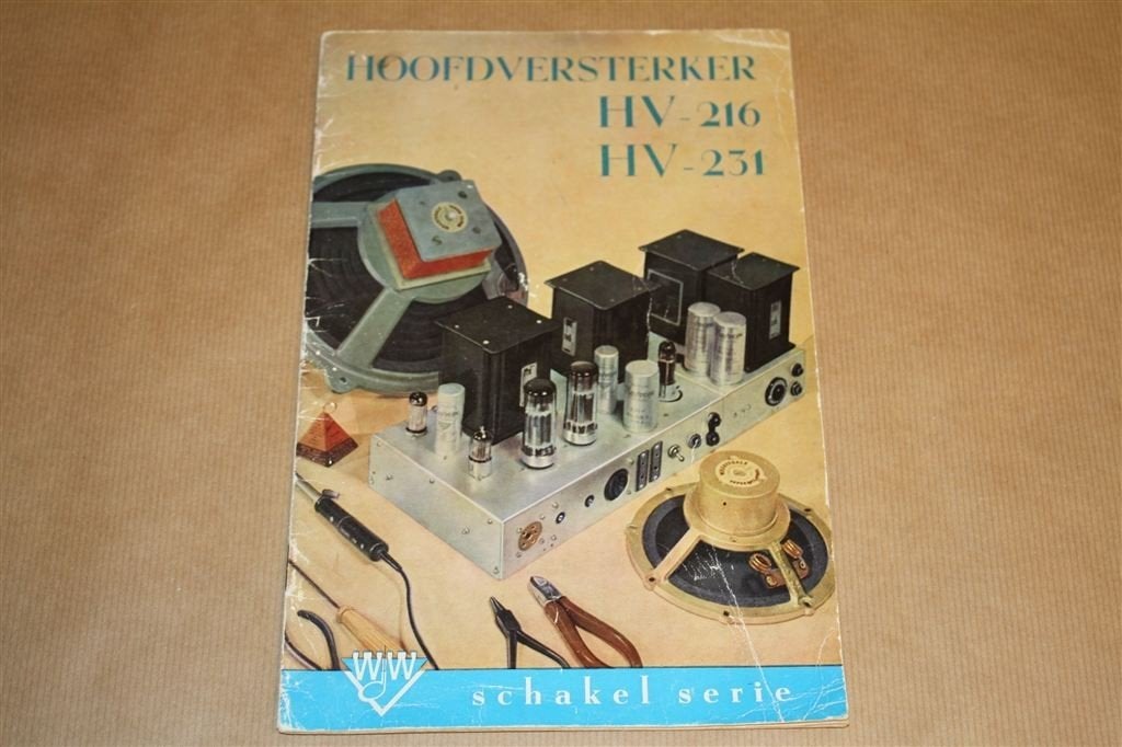 Hoofversterker HV-216 & HV-231 - Muiderkring - Ca 1960, Boeken, Techniek, Ophalen of Verzenden, Gelezen, Bouwkunde