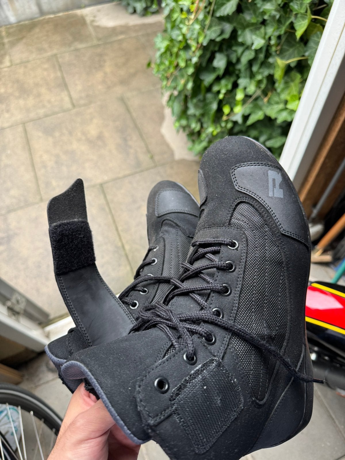 Motorschoenen zwart - maat 4️⃣3️⃣❗️, Motoren, Kleding | Motorkleding, Ophalen of Verzenden, Tweedehands, Laarzen
