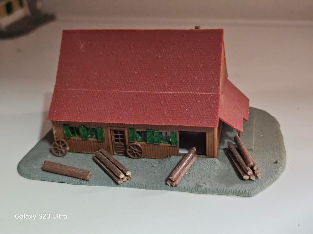 Modeltrein N spoor boerderij, stal, Ophalen of Verzenden, Gelijkstroom, Wagon, Roco