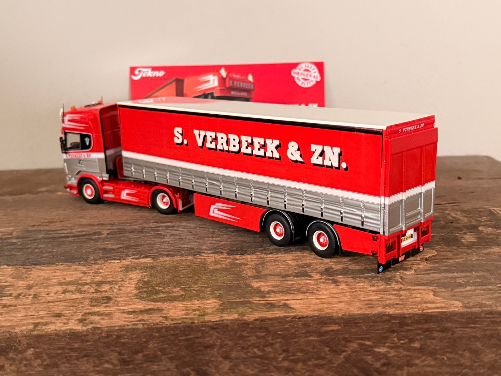 Tekno - Scania R Topline S. Verbeek, Ophalen of Verzenden, Zo goed als nieuw, Bus of Vrachtwagen, Tekno