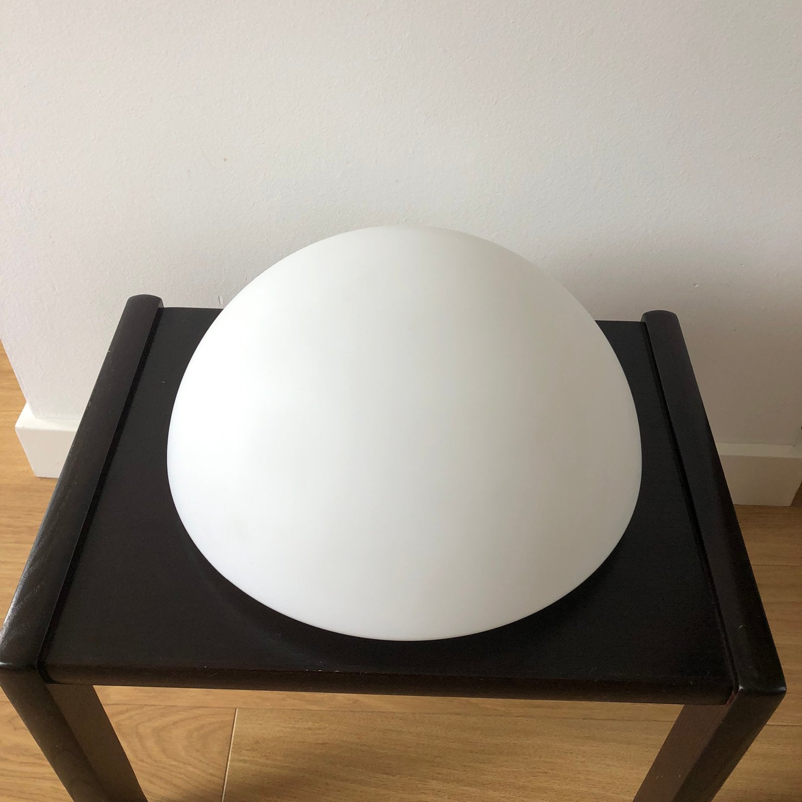 XXL Glashutte Limburg wit opaalglazen plafondlamp | Ø35 cm, Huis en Inrichting, Ophalen of Verzenden, Zo goed als nieuw, Minimalistisch modern