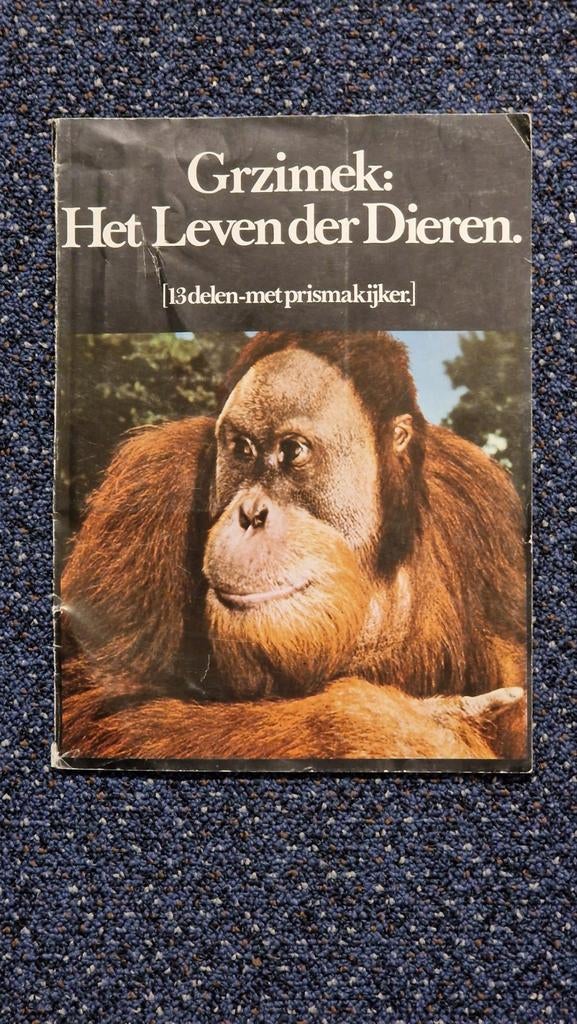 Brochure 'Grzimek Het Leven der Dieren', Ophalen of Verzenden, Zo goed als nieuw