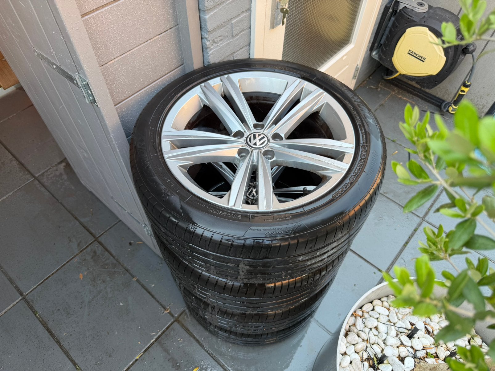 Originele Volkswagen Sebring 18 Inch Velgen Arteon Passat, Ophalen, Banden en Velgen