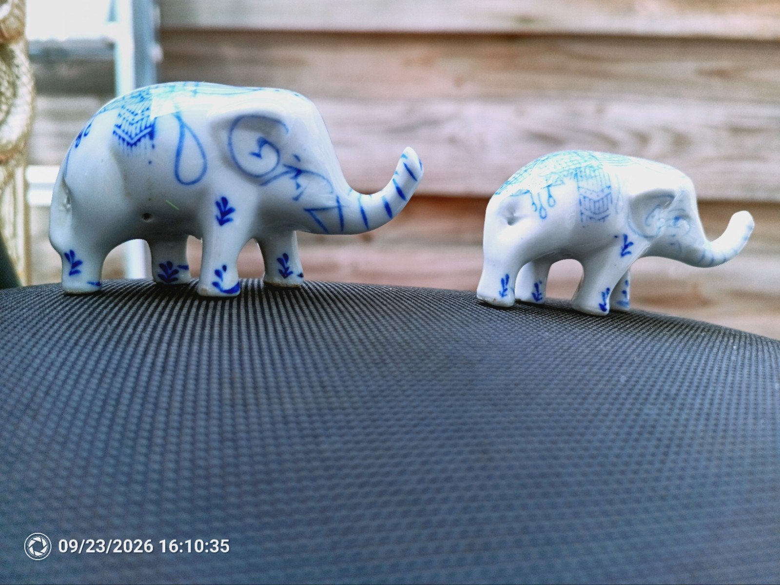 2 kleine Delfts blauwe olifantjes, Ophalen of Verzenden