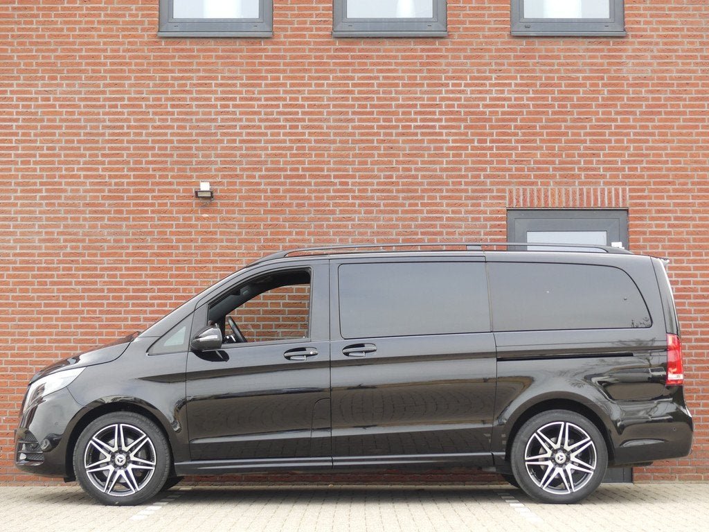 Mercedes-Benz V-Klasse 250d 4-MATIC Exclusive Dubbel Cabine, Auto's, 2438 kg, Gebruikt, Euro 6, Zwart