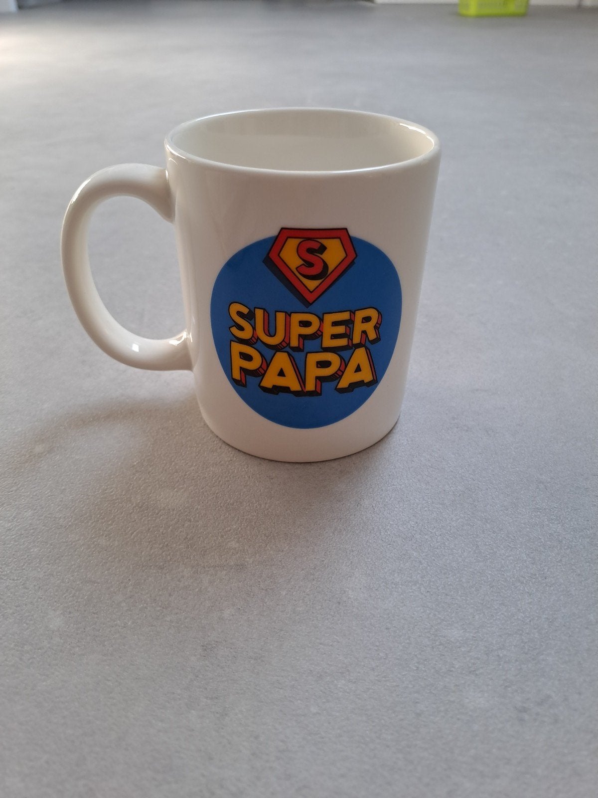 Mok Super Papa, Overige typen, Ophalen of Verzenden, Zo goed als nieuw, Steen/keramiek
