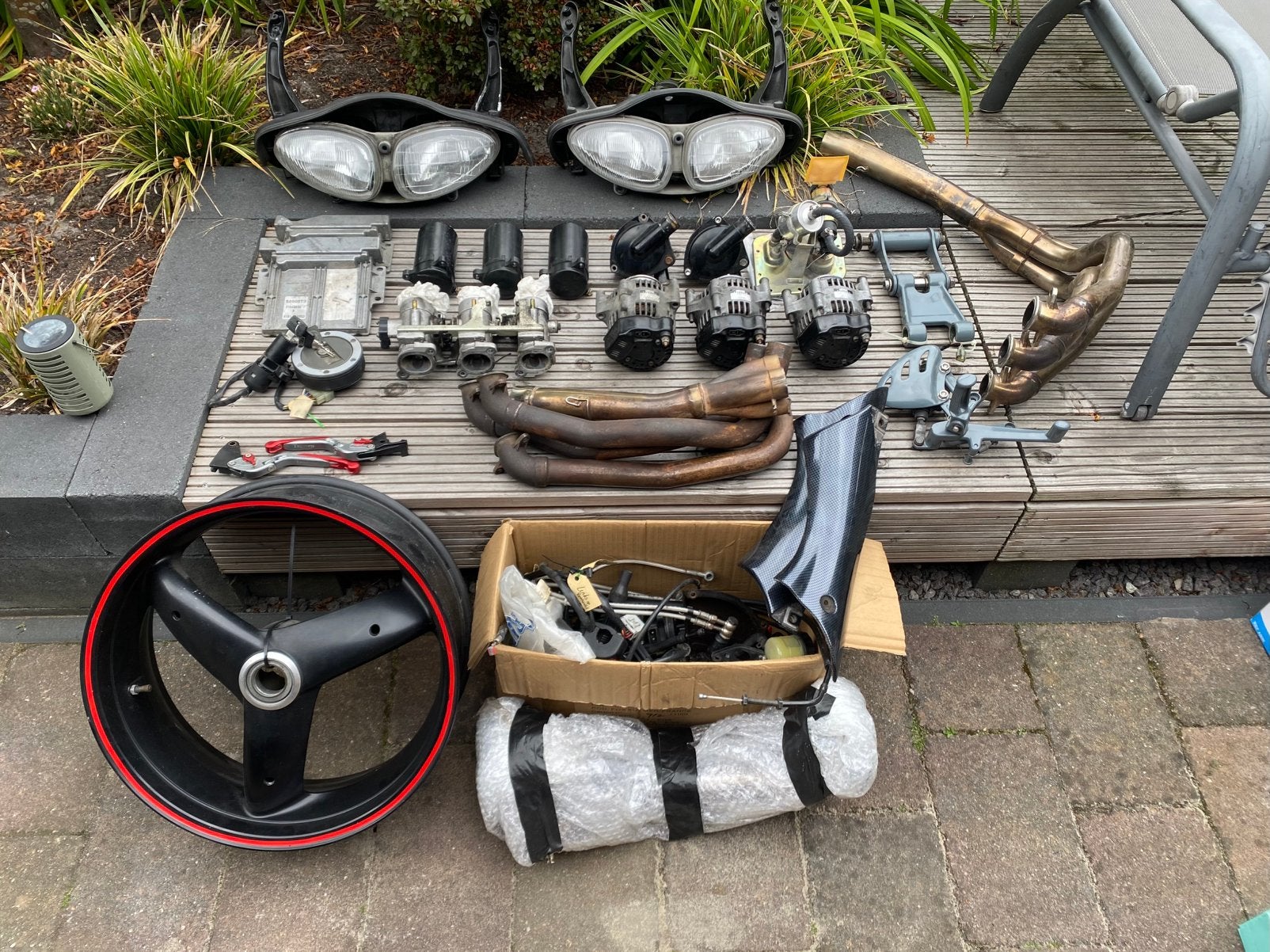 Onderdelen Triumph Daytona 955i T595, Motoren, Ophalen, Gebruikt