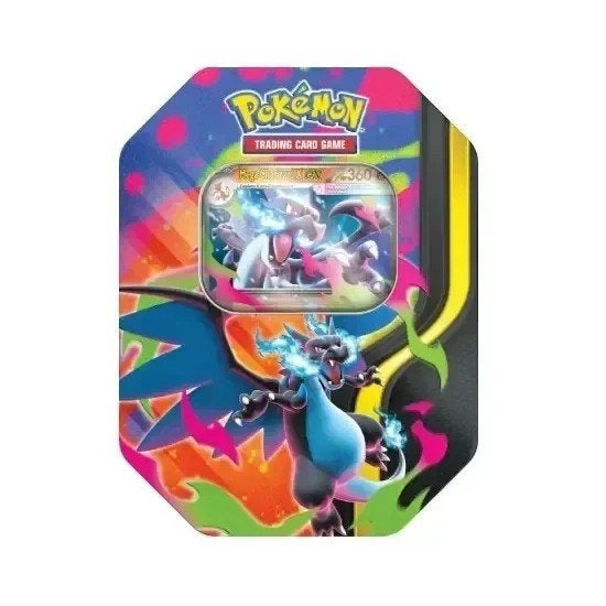Pokemon Mega Charizard X ex Tin, Ophalen of Verzenden, Nieuw, Foil