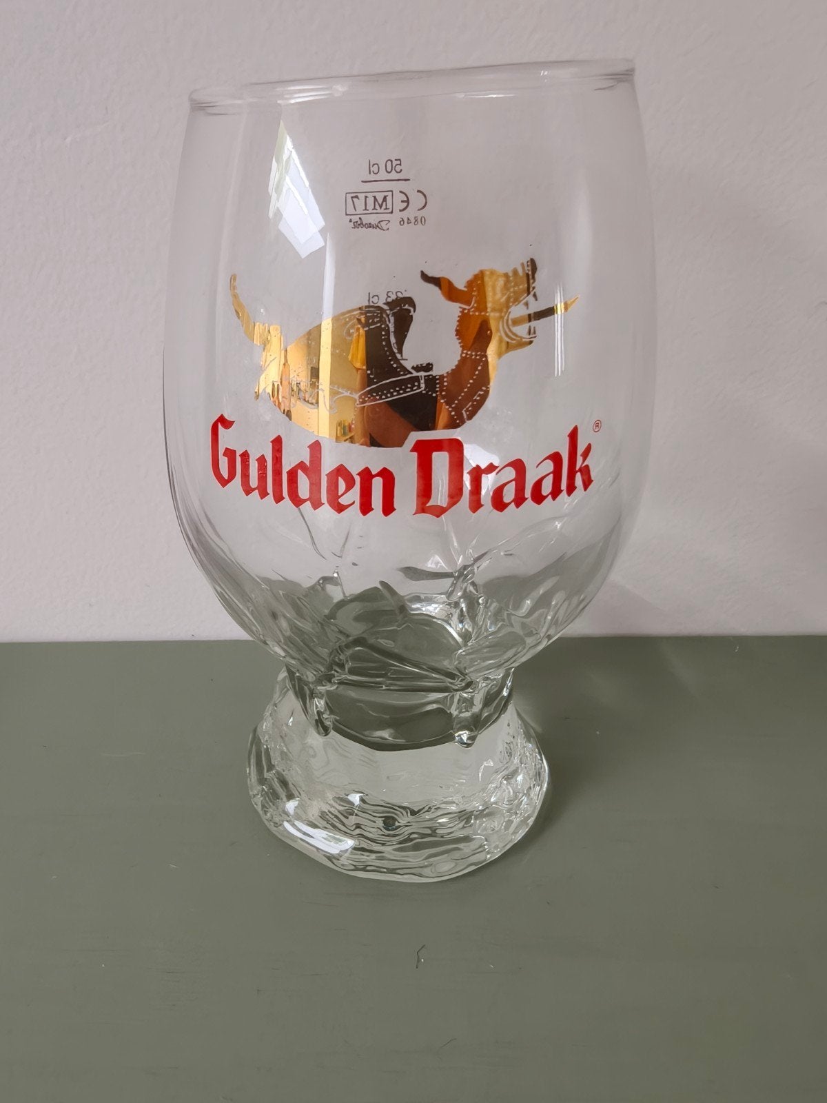 Gulden Draak bierglas - 50 cl, Ophalen of Verzenden