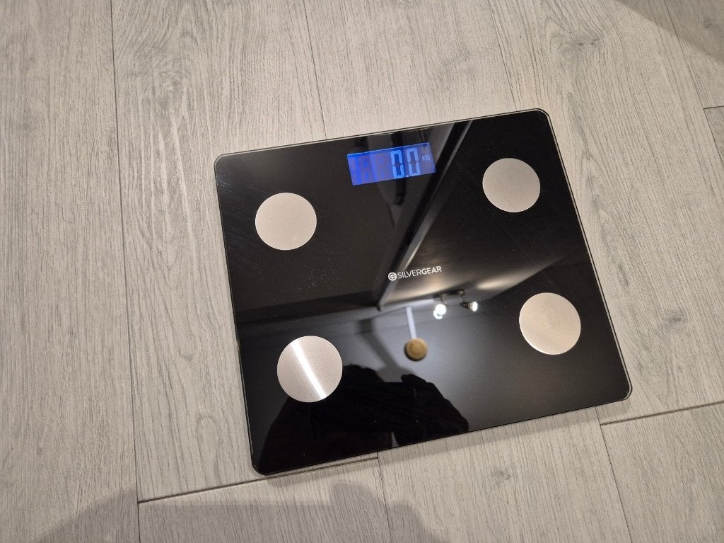 Silvergear Smart Scale Slimme Weegschaal Bluetooth, 1 tot 500 gram, 100 kg of meer, Ophalen of Verzenden, Personenweegschaal