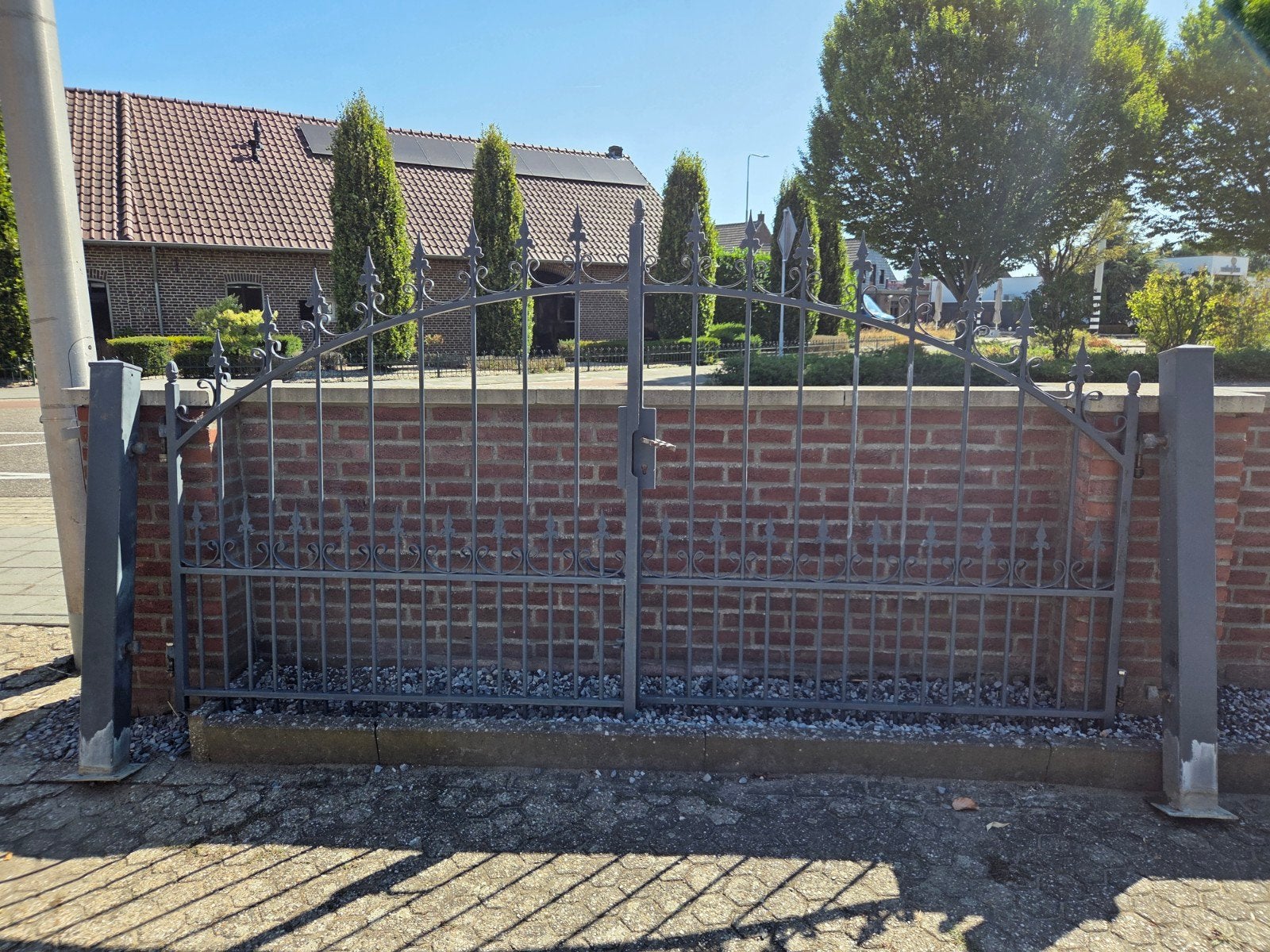 2 delige sierpoort, Ophalen, IJzer