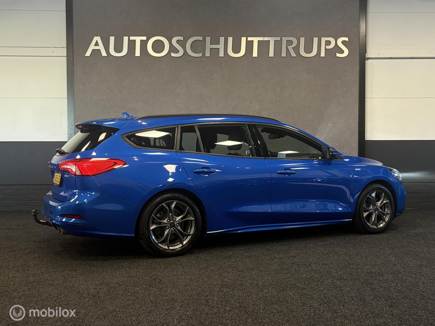 Ford Focus Wagon 1.0 EcoBoost Hybrid ST Line Business TR.HAA, Euro 6, Blauw, Origineel Nederlands, 19 km/l