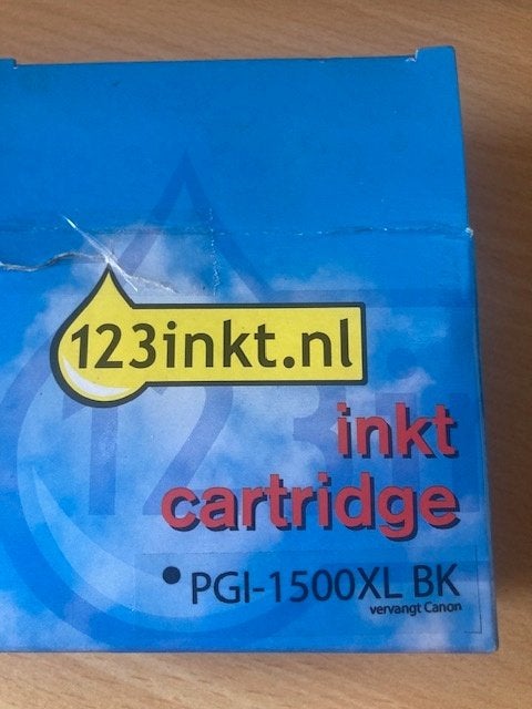Te Koop : Canon PGI-1500XL cartridges (Zwart + Blauw), Ophalen of Verzenden, Nieuw, Cartridge, 123inkt.nl