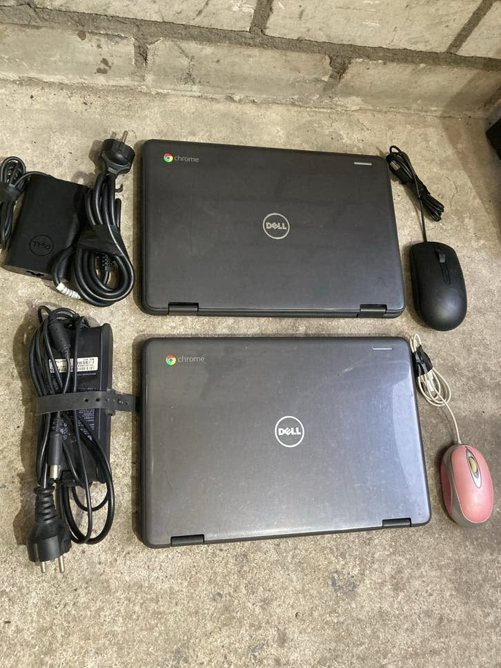 2x Dell Chromebook 11 3189 - Ideaal voor school/thuis, Computers en Software, Chromebooks, Qwerty, Touchscreen, Ophalen of Verzenden