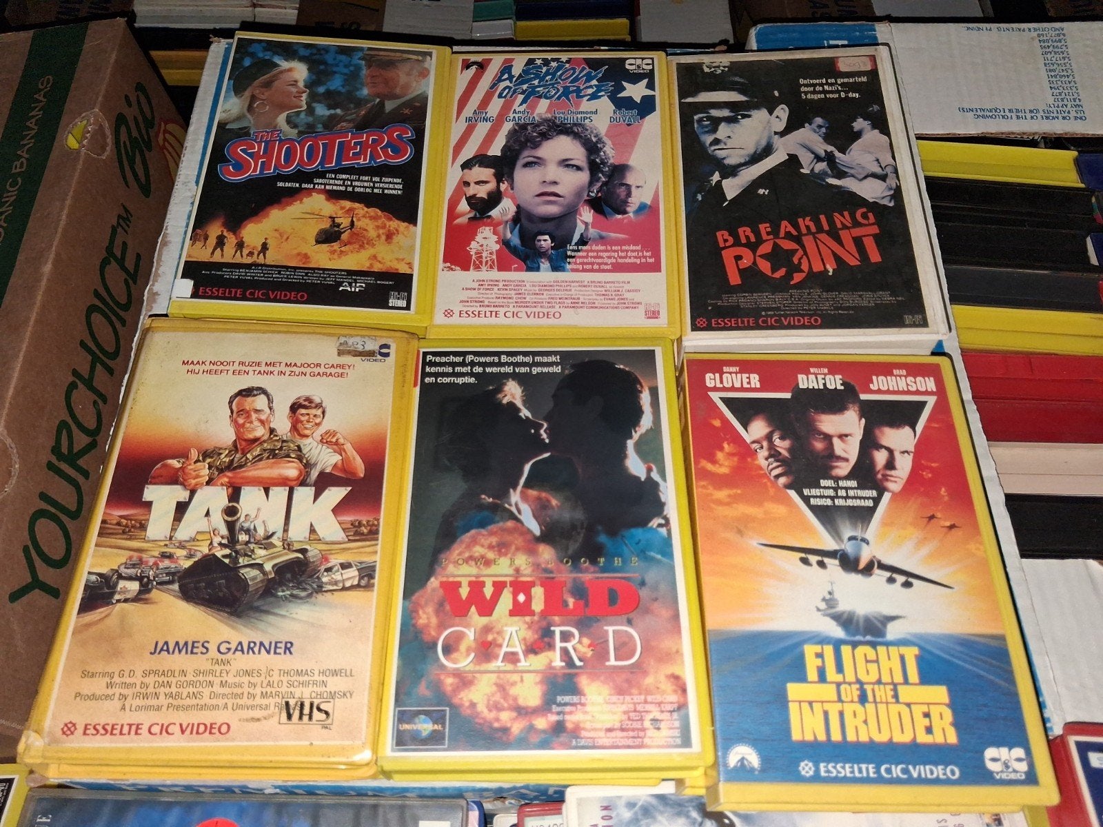 6 CIC Esselte vhs ex-rentals (deel 2), Alle leeftijden, Ophalen of Verzenden, Gebruikt
