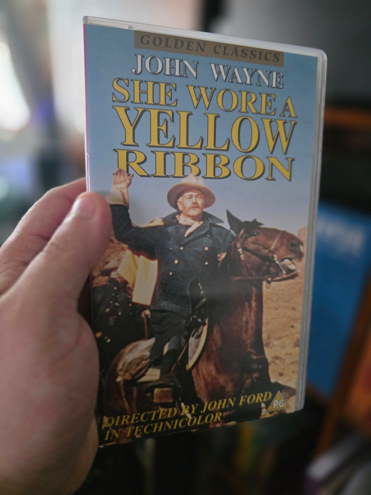 John Wayne - She Wore a Yellow Ribbon (U.K. VHS), Ophalen of Verzenden