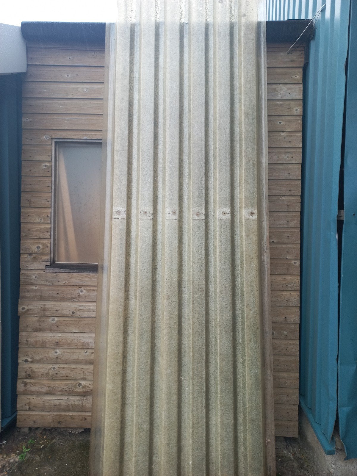 Damwandplaten lichtdoorlatend 3.20 m1, Ophalen