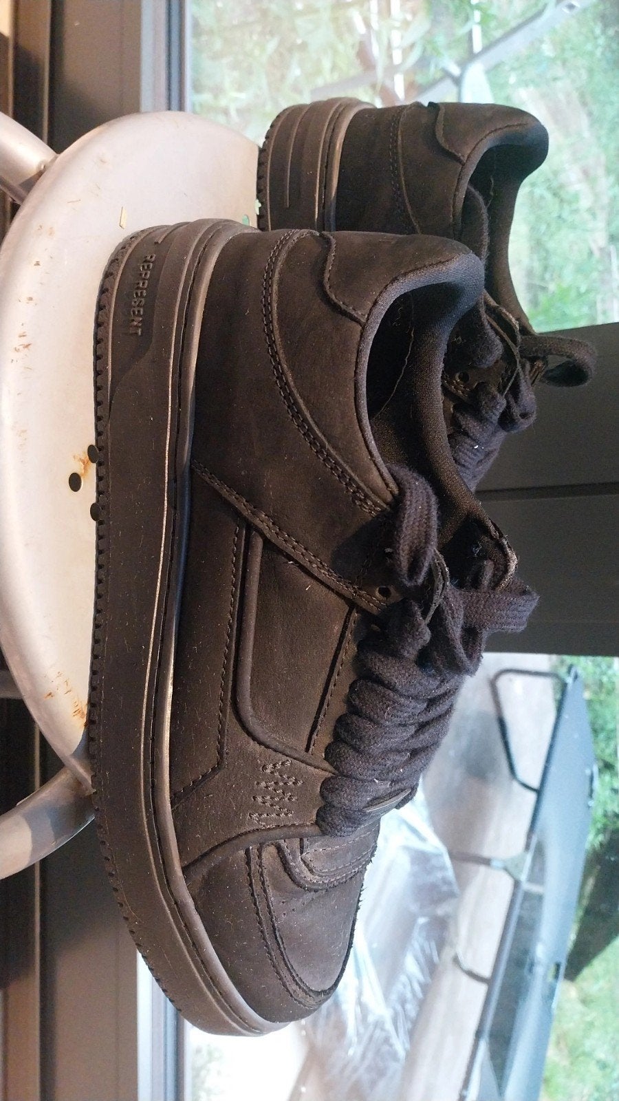 Represent Apex Sneakers Zwart - Maat 6, Zwart, Ophalen of Verzenden, Represent, Sneakers of Gympen