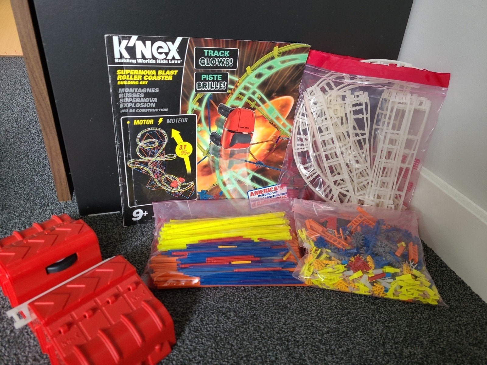 K'nex Supernova Blast Roller Coaster - Glow in the Dark, Ophalen of Verzenden, Gebruikt, K'nex
